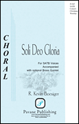 Soli Deo Gloria SATB choral sheet music cover Thumbnail
